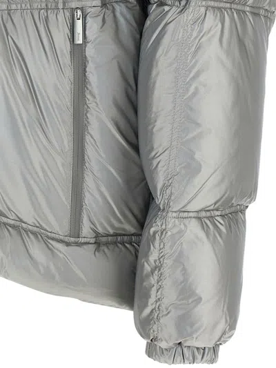 Laminar Metallic Shield Down Jacket With Titanium Coating Clothing In Silver