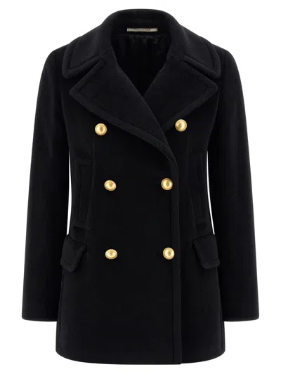 Tagliatore 'blanche' Coat In Black