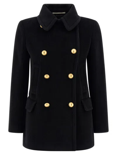 Tagliatore 'blanche' Coat In Black