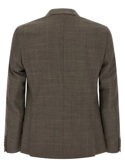 Pal Zileri Tailored Suit Dress Featuring Notch Lapel In Brown