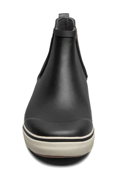 Bogs Kicker Ii Waterproof Chelsea Rain Boot In Black