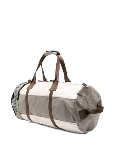 Napapijri Logo-print Holdall Bag In White