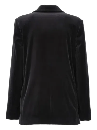 Antonelli Double-breasted Suit Jacket In Black