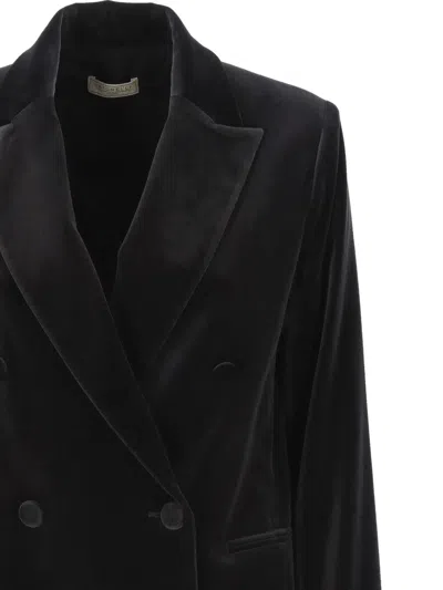 Antonelli Double-breasted Suit Jacket In Black