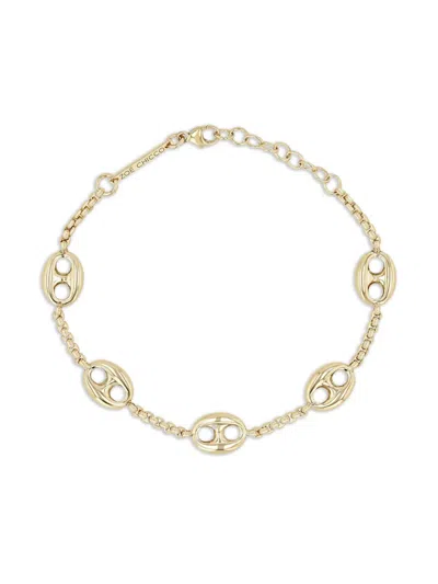 Zoë Chicco 14k Gold Mariner Station Bracelet In Gold
