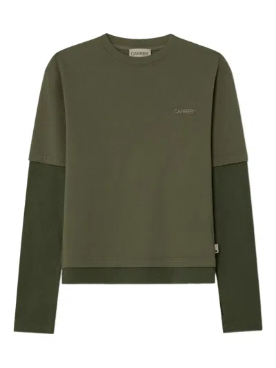Carrera Crew-neck Sweatshirt In Green