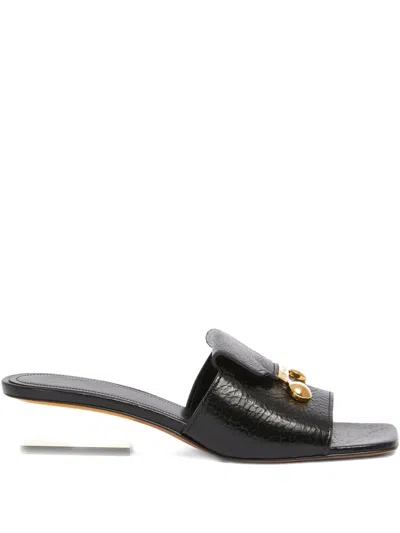Marni Gold-tone Hardware Sandal In Black