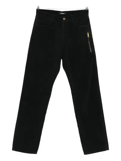 Undercover Straight-leg Trousers In Black