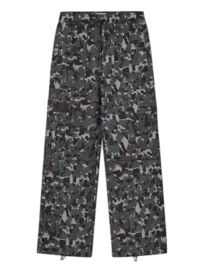 Carrera Camouflage Print Trousers In Green