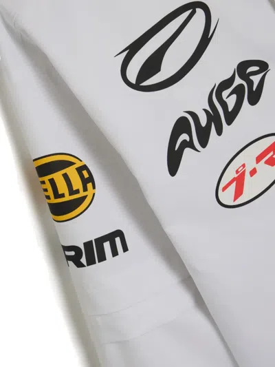 Puma X Asap Rocky Layered Pit Crew Button-down Shirt In White