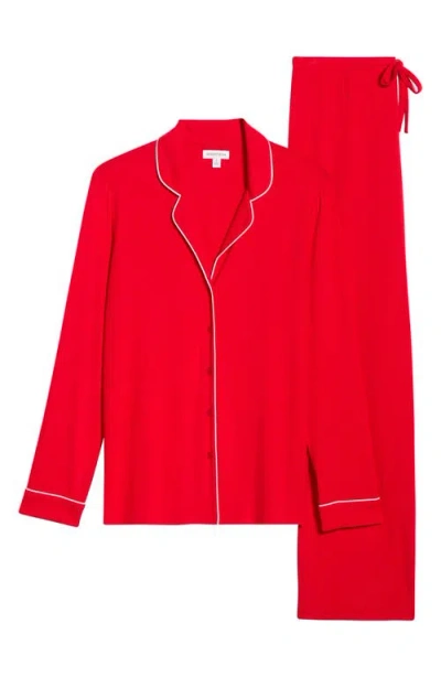 Nordstrom Moonlight Eco Knit Pajamas In Red