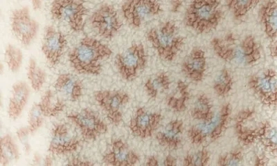 Zella Girl Kids' High Pile Fleece Zip-up Hoodie In Neutral