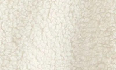 Zella Girl Kids' High Pile Fleece Zip-up Hoodie In White