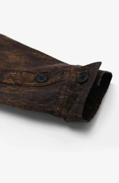 Students Kennedy Camo Twill Chore Jacket In Black