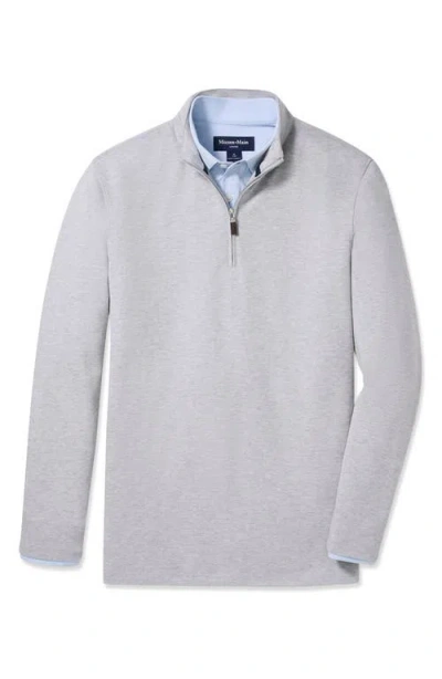 Mizzen + Main Mizzen+main Kpi Quarter Zip Pullover In Gray