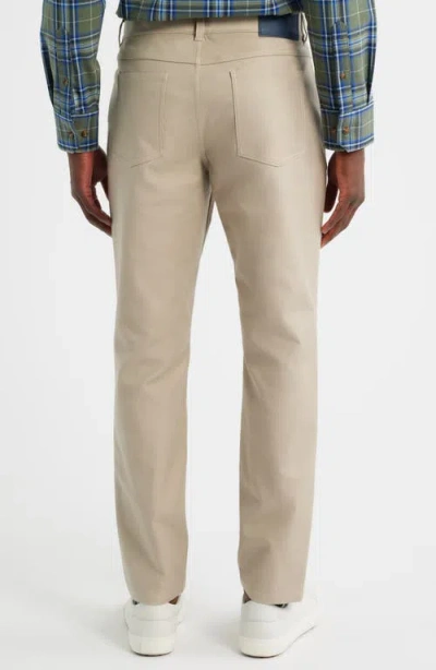 Mizzen + Main Mizzen+main Mayfield Slim Fit Five-pocket Twill Pants In Neutral