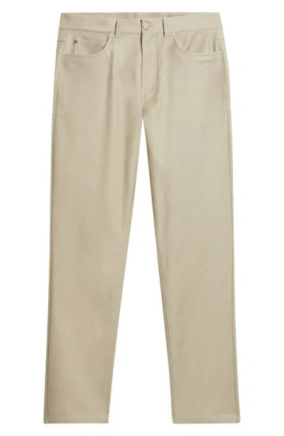 Mizzen + Main Mizzen+main Mayfield Slim Fit Five-pocket Twill Pants In Neutral