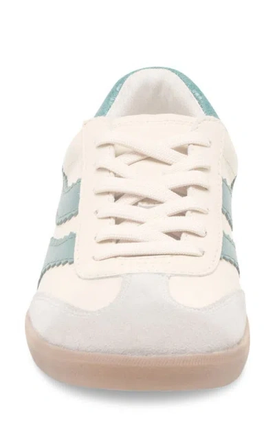 Dolce Vita Merit Sneakers White Green Leather In Multi