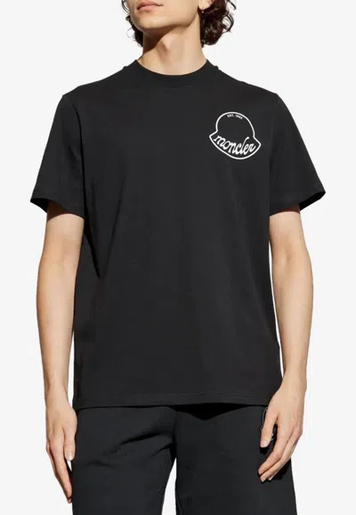 Moncler Archive Line Logo T Shirt In Multi