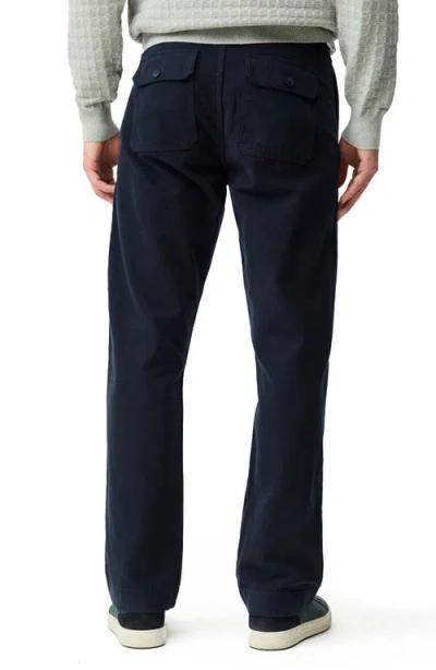 Rodd & Gunn Clyde Relaxed Fit Cotton Canvas Pants In Black