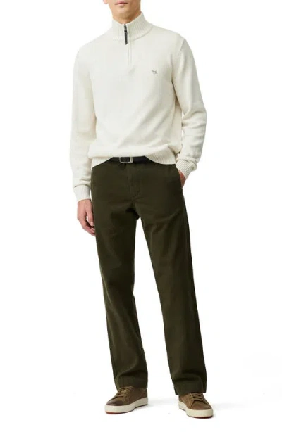 Rodd & Gunn Clyde Relaxed Fit Cotton Canvas Pants In White