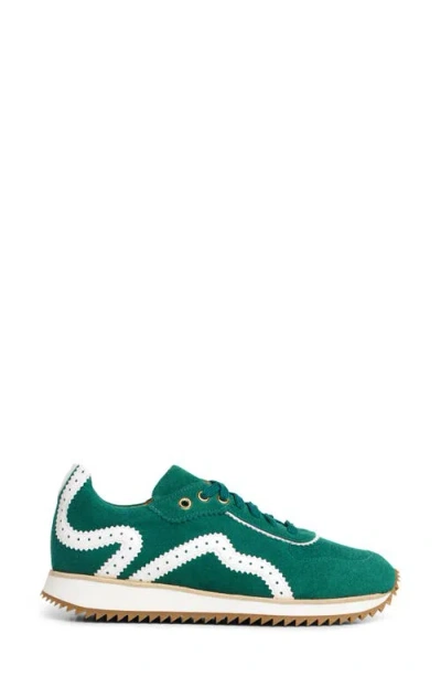 The Office Of Angela Scott The Remi Sneaker In Green