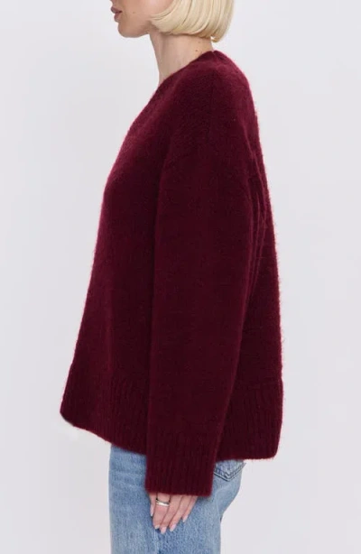 Pistola Talia V-neck Sweater In Burgundy