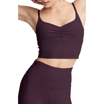Beyond Yoga Raise The Barre Cropped Tank Top In Purple