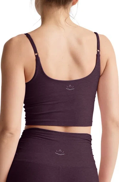 Beyond Yoga Raise The Barre Cropped Tank Top In Purple