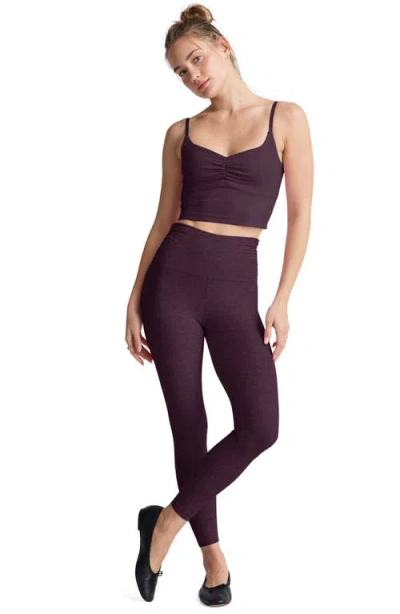 Beyond Yoga Raise The Barre Cropped Tank Top In Purple