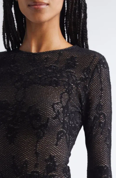 Collina Strada X Vitelli Yuri Long Sleeve Sweater Dress In Black