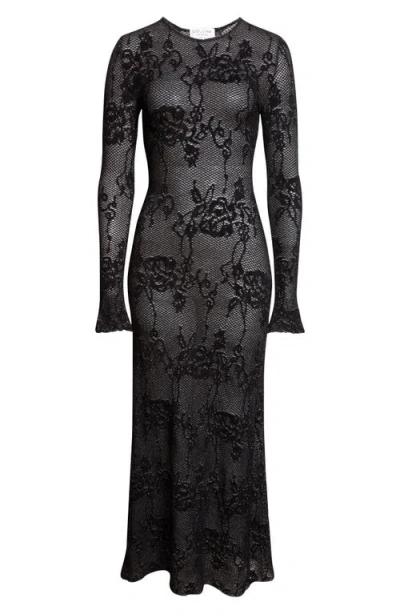 Collina Strada X Vitelli Yuri Long Sleeve Sweater Dress In Black