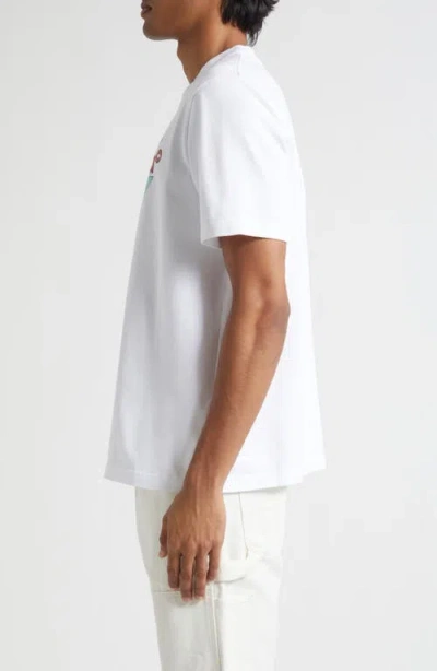 Casablanca Tennis Club Icon T-shirt In White