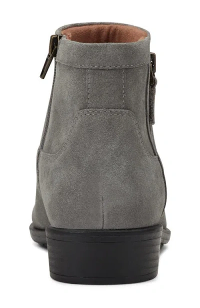 Rockport Cobb Hill Novela Block Heel Bootie In Gray