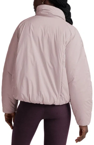 Beyond Yoga Warm Up Water Repellent Puffer Jacket In Pink