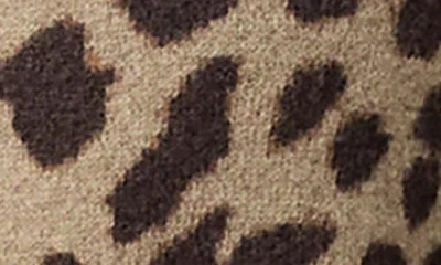 Paige Oberon Leopard Spot Crop Merino Wool Cardigan In Multi