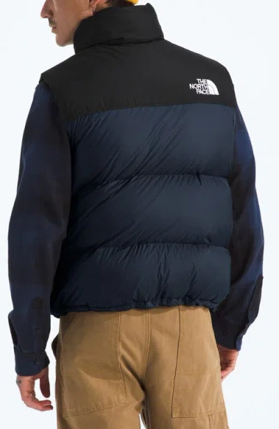 The North Face Sleeveless Down Jacket Nuptse 1996 In Blue