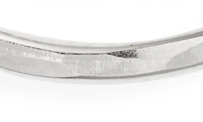 Nashelle Signature Small Hammered Hoop Earrings In Silver