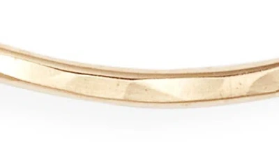 Nashelle Signature Large Hammered Hoop Earrings In Gold