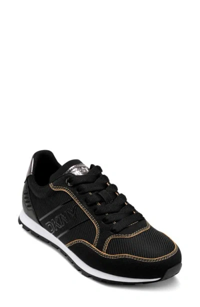 Dkny Falina Low Top Sneaker In Black