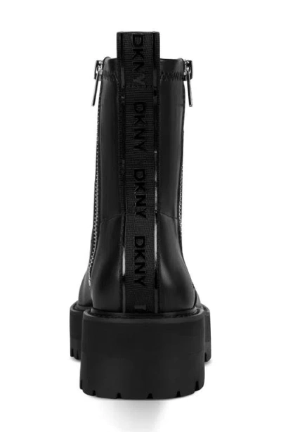 Dkny Balthild Lug Sole Bootie In Black