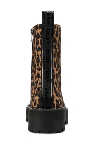 Dkny Batu Platform Boot In Animal Print