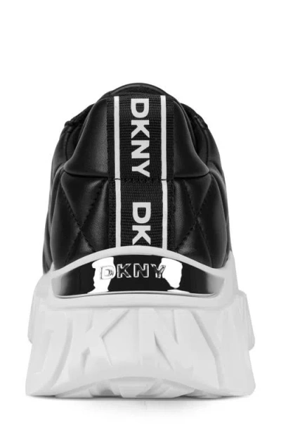 Dkny Lathen Platform Sneaker In Black