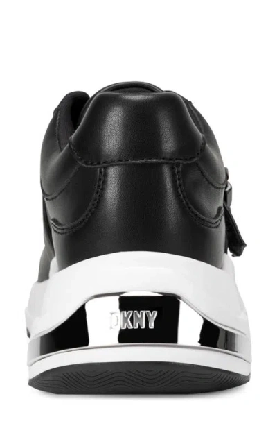 Dkny Jendaya Buckle Sneaker In Black