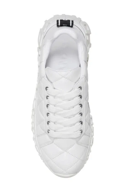 Dkny Lathen Platform Sneaker In White