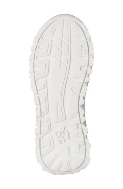 Dkny Lathen Platform Sneaker In White