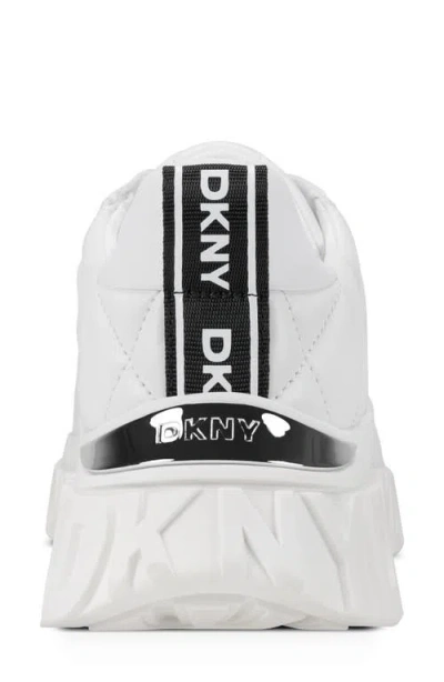 Dkny Lathen Platform Sneaker In White
