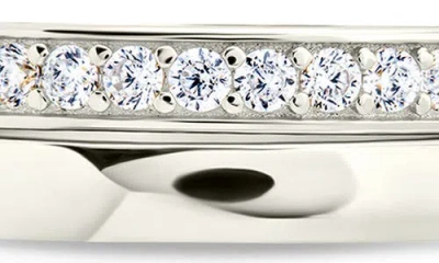Sterling Forever Jackie Cubic Zirconia Stack Ring In Silver