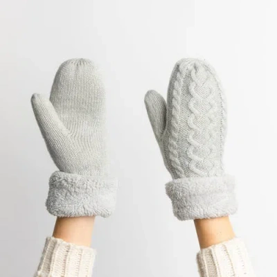 Hat Attack Flurry Lined Mitten In Gray