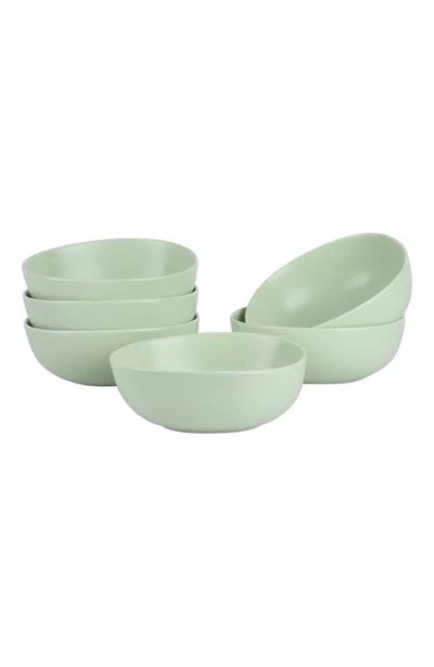 Stone Lain Delilah Porcelain Bowl Set In Green
